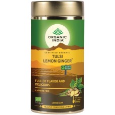 Tulsi arbata su imbieru ir citrina, biri, ekologiška (100g)